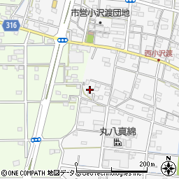 静岡県浜松市中央区小沢渡町1525周辺の地図