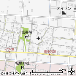 静岡県浜松市中央区小沢渡町463周辺の地図