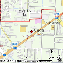 岡山県岡山市中区下458周辺の地図
