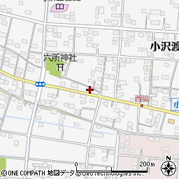 静岡県浜松市中央区小沢渡町1007周辺の地図