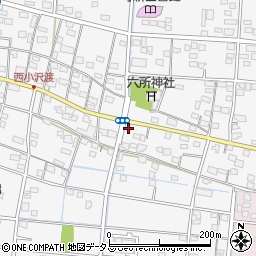 静岡県浜松市中央区小沢渡町1446周辺の地図