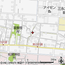 静岡県浜松市中央区小沢渡町453周辺の地図