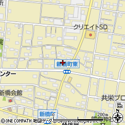 静岡県浜松市中央区新橋町1029周辺の地図