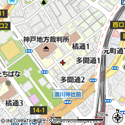 神戸橘郵便局周辺の地図