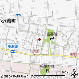 静岡県浜松市中央区小沢渡町499周辺の地図