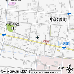 静岡県浜松市中央区小沢渡町977周辺の地図