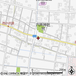 静岡県浜松市中央区小沢渡町1448周辺の地図