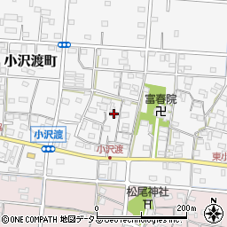 静岡県浜松市中央区小沢渡町502周辺の地図