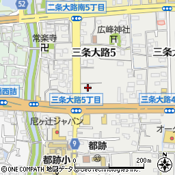 アマヤ奈良営業所周辺の地図