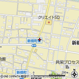 静岡県浜松市中央区新橋町141周辺の地図