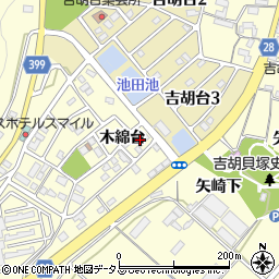 愛知県田原市吉胡町木綿台95周辺の地図