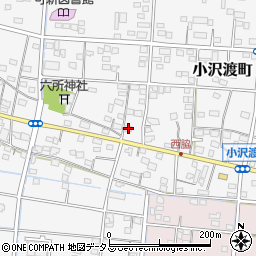 静岡県浜松市中央区小沢渡町980周辺の地図