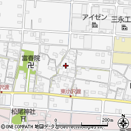 静岡県浜松市中央区小沢渡町448周辺の地図