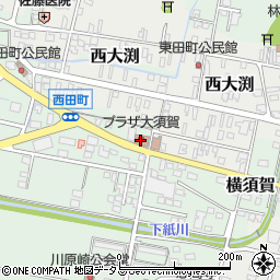 掛川市役所　プラザ大須賀周辺の地図