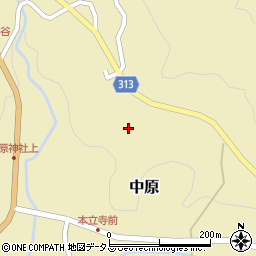 広島県山県郡北広島町中原908周辺の地図