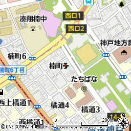 兵庫県信用金庫　健康保険組合周辺の地図