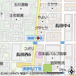 ＳＫＰ２４長田中駐車場周辺の地図