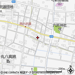 静岡県浜松市中央区小沢渡町1436周辺の地図