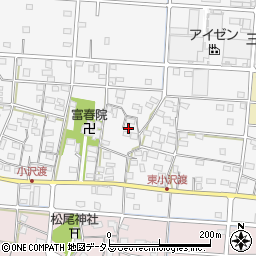 静岡県浜松市中央区小沢渡町461周辺の地図