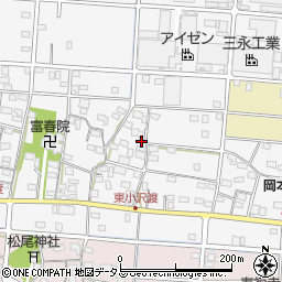静岡県浜松市中央区小沢渡町447周辺の地図