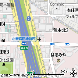 ドゥカティ大阪イースト周辺の地図