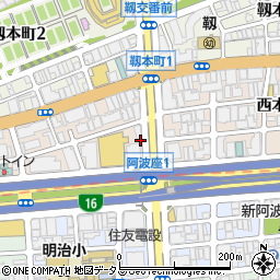 大阪府大阪市西区西本町周辺の地図