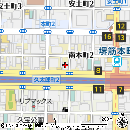 パーフェクトストレッチ　大阪船場店周辺の地図