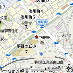兵庫県神戸市兵庫区東山町4丁目周辺の地図