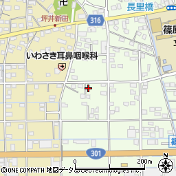 静岡県浜松市中央区篠原町20028周辺の地図