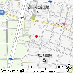 静岡県浜松市中央区小沢渡町1517周辺の地図