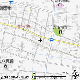 静岡県浜松市中央区小沢渡町1439周辺の地図