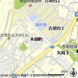 愛知県田原市吉胡町木綿台94周辺の地図