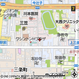 奈良県奈良市今辻子町2周辺の地図