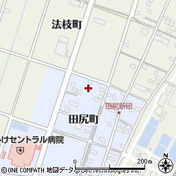 静岡県浜松市中央区田尻町79周辺の地図