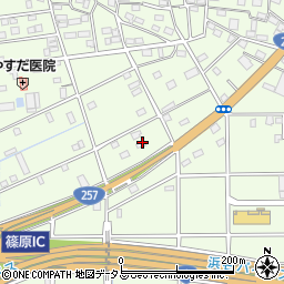 静岡県浜松市中央区篠原町21025周辺の地図