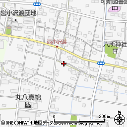 静岡県浜松市中央区小沢渡町1496周辺の地図