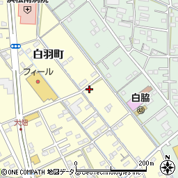 静岡県浜松市中央区白羽町543周辺の地図