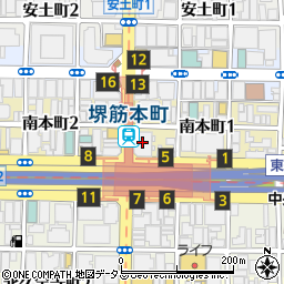 明治安田生命堺筋本町ビル周辺の地図