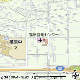 浜松市役所　西区役所協働センター篠原協働センター周辺の地図