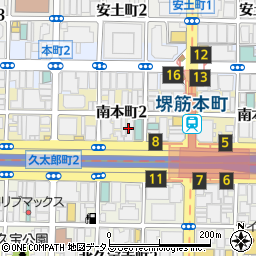 社団法人おおさか行政手続支援会周辺の地図