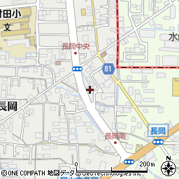 岡山県岡山市中区長岡107周辺の地図