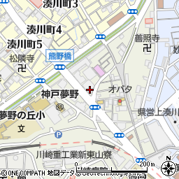 兵庫県神戸市兵庫区東山町4丁目8周辺の地図