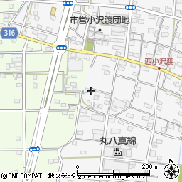 静岡県浜松市中央区小沢渡町1526周辺の地図