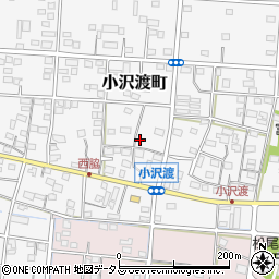 静岡県浜松市中央区小沢渡町538周辺の地図