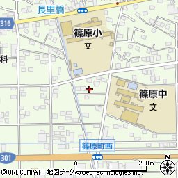 静岡県浜松市中央区篠原町20165周辺の地図