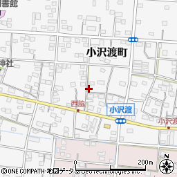 静岡県浜松市中央区小沢渡町545周辺の地図