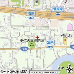 奈良冷機工業株式会社周辺の地図