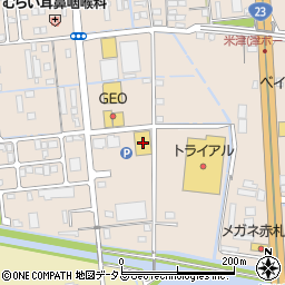 ジーユー津藤方店周辺の地図