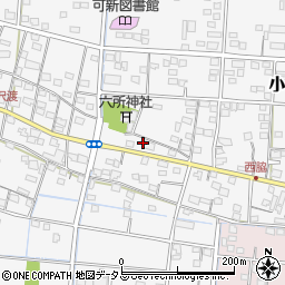 静岡県浜松市中央区小沢渡町1017周辺の地図