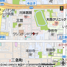 奈良県奈良市今辻子町4周辺の地図